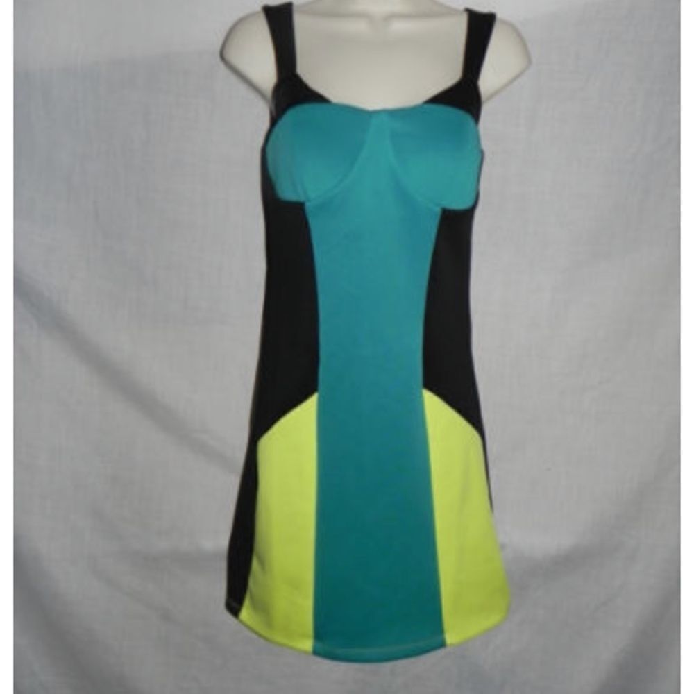 Wishes Wishes Wishes Dress Size 9 Color Block